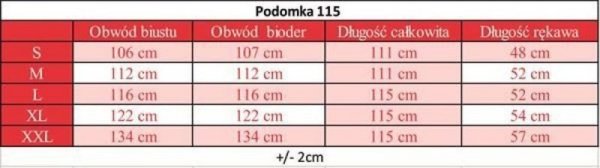 DKaren 115 Klasyczna podomka długa, ecru