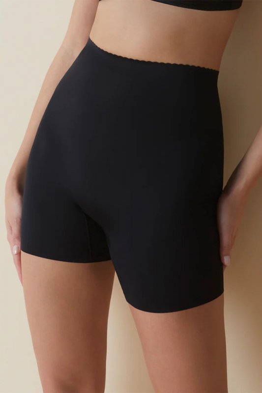 Selene Faja Pantalón 504 modelujące figi z nogawkami, negro-czarny