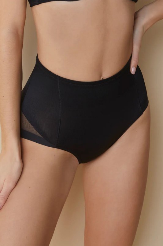 Selene 907 Control Korygujące Figi z Wysokim Stanem, negro-czarne