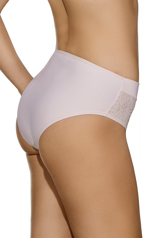 Selene MARA 3138 Figi z wysokim stanem i koronkowym przodem, rose-różowe