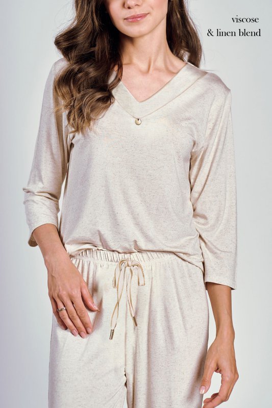 Taro Piżama Haria 3245 Jasny Beż - WYSYŁKA 24H