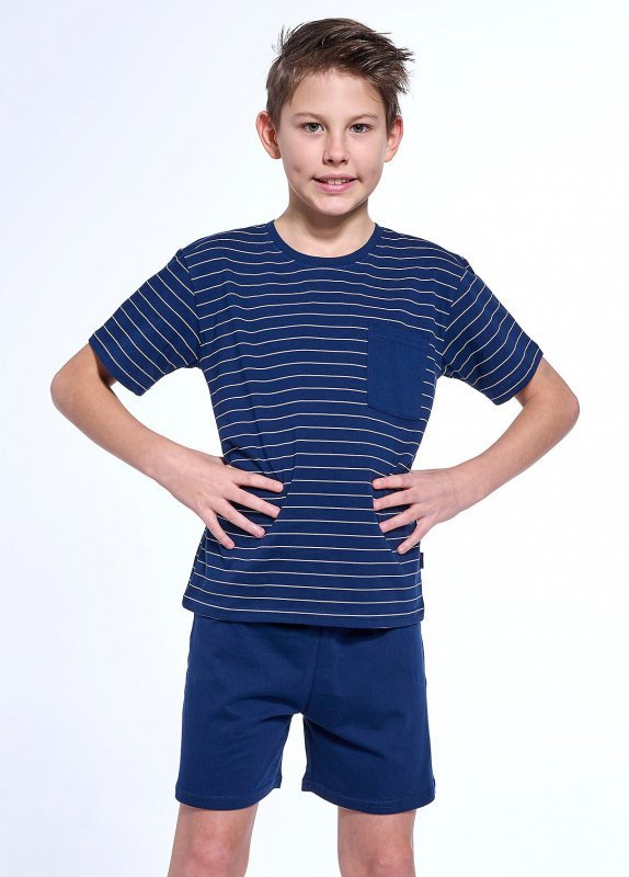 Piżama Cornette Young Boy 218/118 Lagoon kr/r 134-164