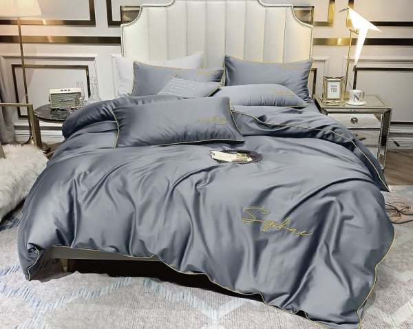 Komplet pościeli Cotton World Mikrowłókno Haft FHL-2838 160x200