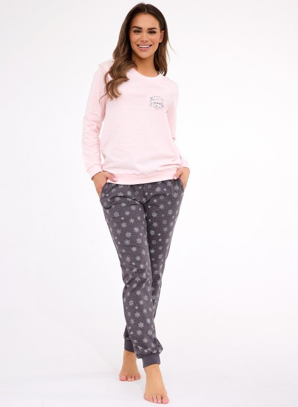 Piżama Cornette 163/461 Snow dł/r S-2XL damska