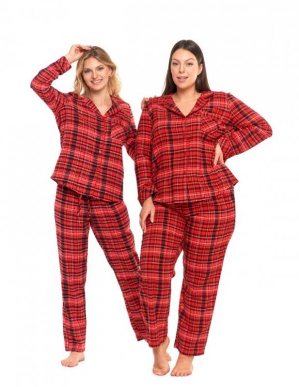 Piżama Moraj PDD7200-002 dł/r 2XL-3XL rozpinana