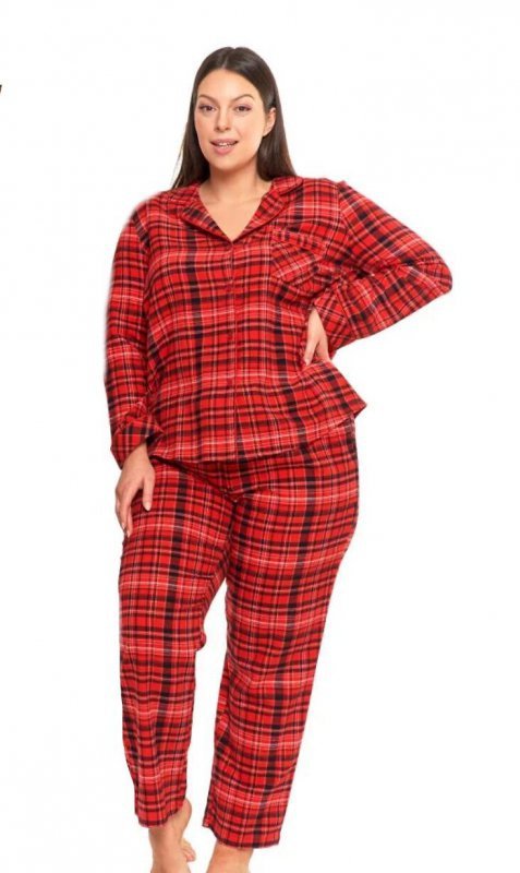 Piżama Moraj PDD7200-002 dł/r 2XL-3XL rozpinana