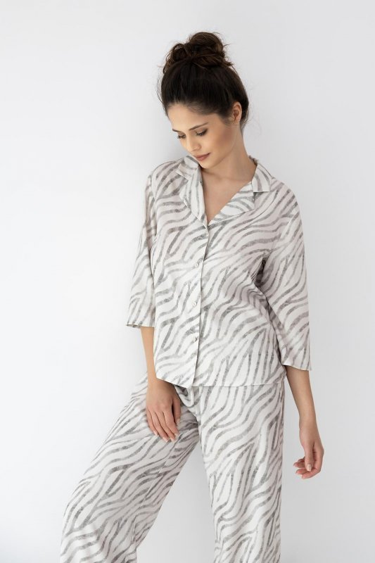 Piżama Sensis Emory 7/8 XS-2XL rozpinana