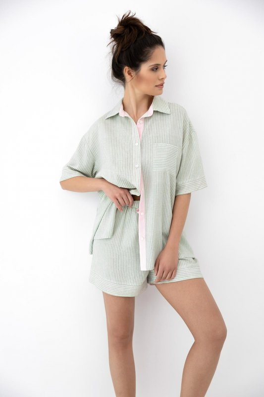 Piżama Sensis Simona kr/r XS-2XL rozpinana