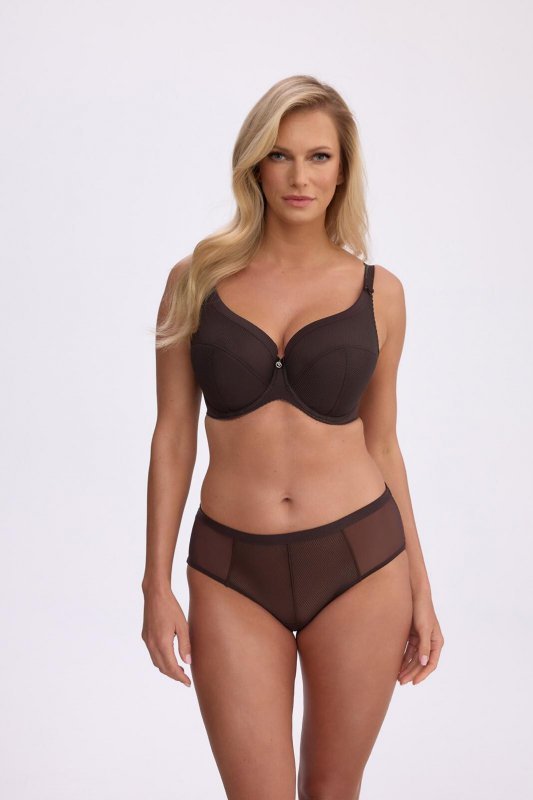 Biustonosz semi soft Gaia BS 1058 Sonia Maxi Brązowy