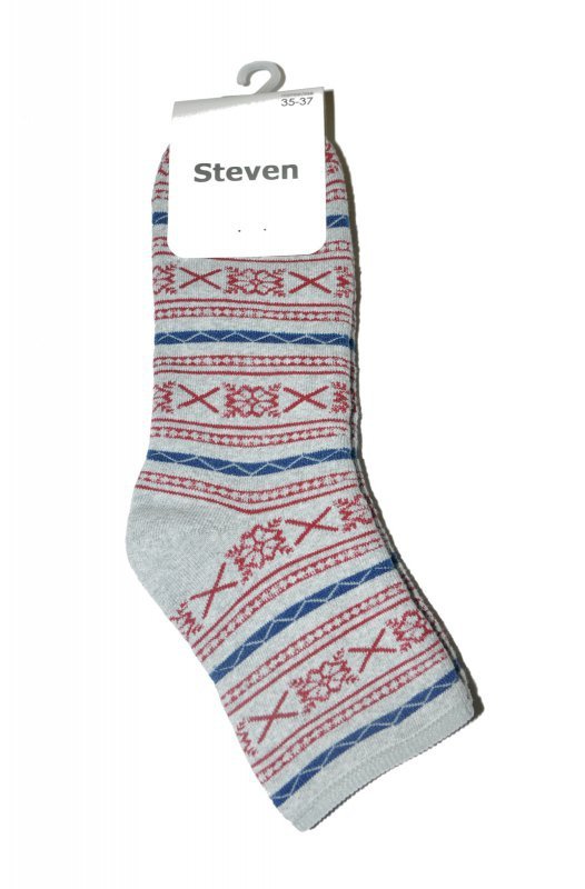 Skarpety Steven art.123 Frotte Wzór damskie 35-40