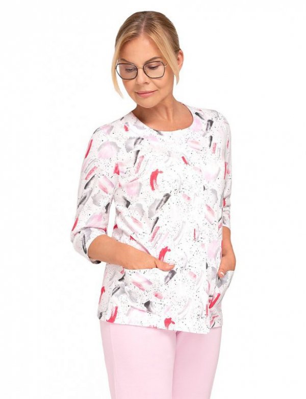 Piżama Martel Maria II 201 3/4 M-2XL damska rozpinana