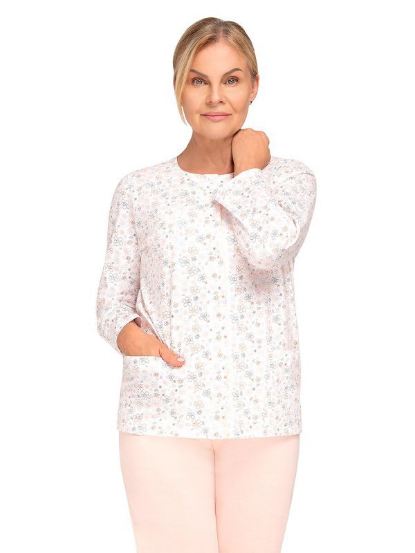Piżama Martel Maria III 202 dł/r 3XL-4XL damska rozpinana