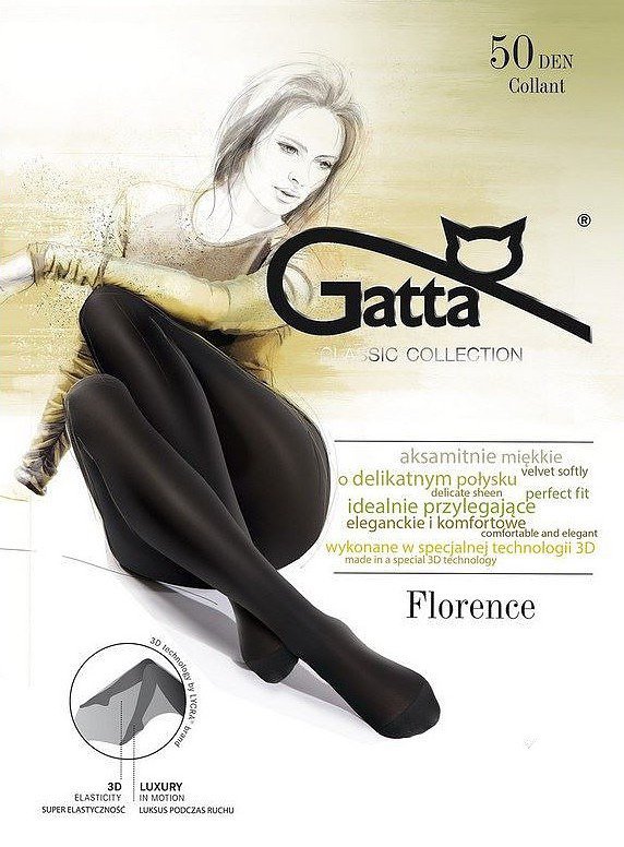 Rajstopy Gatta Florence 50 den 5-XL