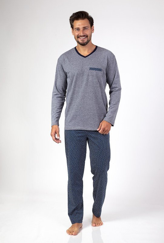 Piżama Regina 465 dł/r 2XL-3XL Z24/25 męska