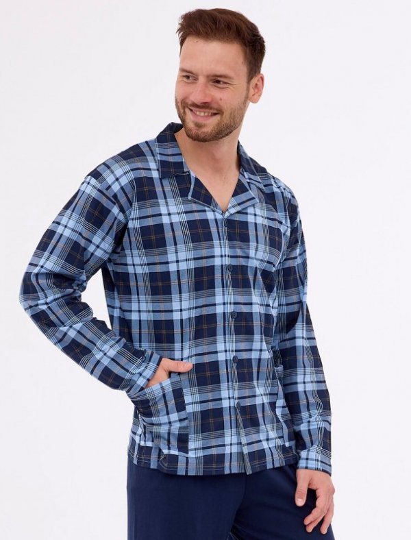 Piżama Cornette 114/72 3XL-5XL męska rozpinana