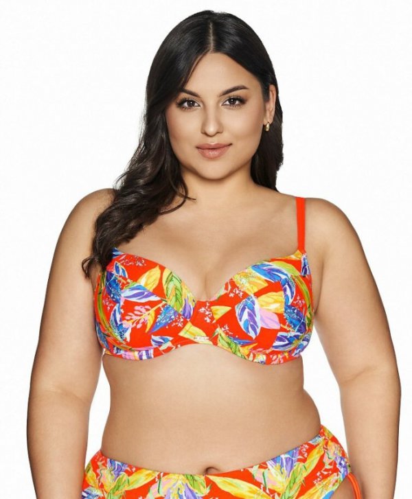 Biustonosz kąpielowy full cup Ava SK 226 Vivid Orange Maxi