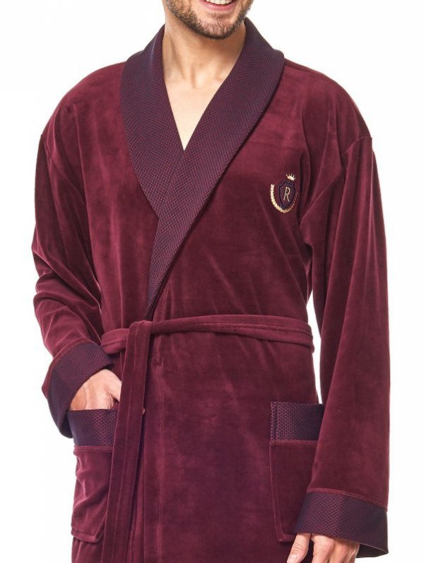 Szlafrok L&amp;L 9101 BJ M-2XL męski - WYSYŁKA 24H