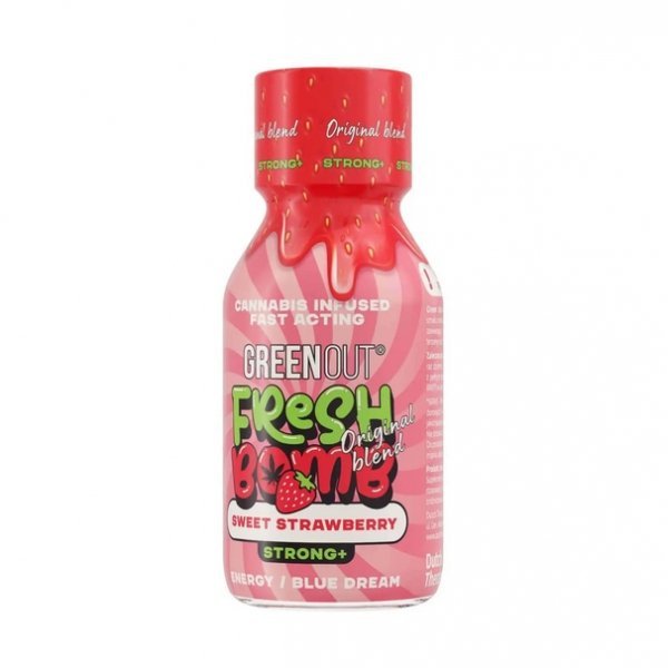 Shot konopny Green Out® Fresh Bomb Sweet Strawberry
