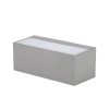 Oprawa Ścienna V-TAC 12W LED Góra Dół Szara IP65 VT-8057 3000K 1150lm