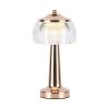 Lampka Biurkowa Nocna V-TAC 1W LED 26cm Ładowanie USB Ściemnianie Złota VT-1048 3000K-6000K 55lm