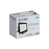 Projektor LED V-TAC 50W SAMSUNG CHIP Czujnik Ruchu Czarny Z MUFĄ VT-158S 3000K 4000lm 5 Lat Gwarancji