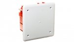 INSTALL-BOX Puszka instalacyjna p/t 95x95x50mm ceglasta 0261-01
