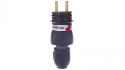 HELMO Wtyczka przenośna gumowa 16A 2P+Z 230V IP44 50110