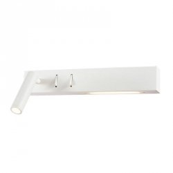 Oprawa LED V-TAC 3W+6W Kinkiet Hotel Łóżko Włącznik Biały VT-2953 3000K 680lm 3 Lata Gwarancji