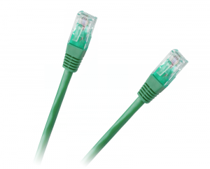 Patchcord kabel UTP 8c wtyk-wtyk 1,5m CCA zielony  cat.6e