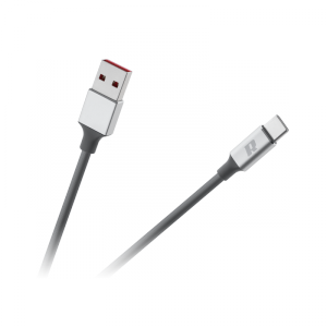Kabel USB 3.0 - USB typu C REBEL 100 cm czarny 
