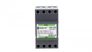 Transformator 1-fazowy modułowy bezpieczeństwa PSS 30N 230/ 24V 1,25A, na szynę DIN, IP20, Ta 40, 16024-9879