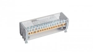 Blok dystrybucyjno-rozdzielczy MOBLOCK 2P 1000V 125A -15 2x35 + 2x25 + 11x6mm² TS35 MAB2126A18