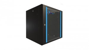 Szafa rack montowana na ścianie Extralink 12U 600x600 Czarna