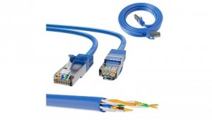 Patchcord LAN Miedź Kabel sieciowy skrętka 10Gbit/s Extralink Kat.6A S/FTP 0.5m