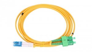 Patchcord Jednomodowy, Duplex, G652D, 3mm, 10m Extralink SC/APC-LC/UPC