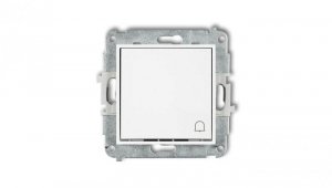 ICON Mechanizm łącznika zwierny dzwonek biały IWP-4