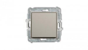 MINI Mechanizm łącznika schodowego (jeden klawisz bez piktogramu) taupe 60MWP-3.1