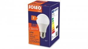 Żarówka LED klasyczna E27 A60 14W 1350lm 3000K 1CT/10 LED-3113