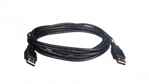 Kabel połączeniowy USB 2.0 Typ USB A/USB A, M/M czarny 3m AK-300100-030-S