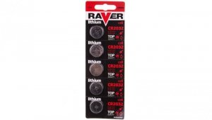 Bateria litowa RAVER CR2032 /blister 5szt./ B7332
