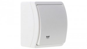Koala Przycisk /światło/ n/t IP44 biały VW 156-01 61.351