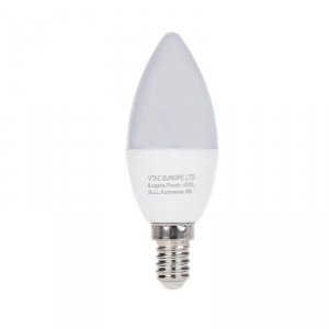 Żarówka LED V-TAC 4W E14 Świeczka VT-1818 6400K 320lm 2 Lata Gwarancji