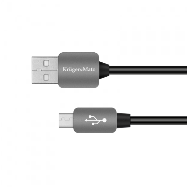 Kabel USB - micro USB wtyk-wtyk 1.0m Kruger&amp;Matz