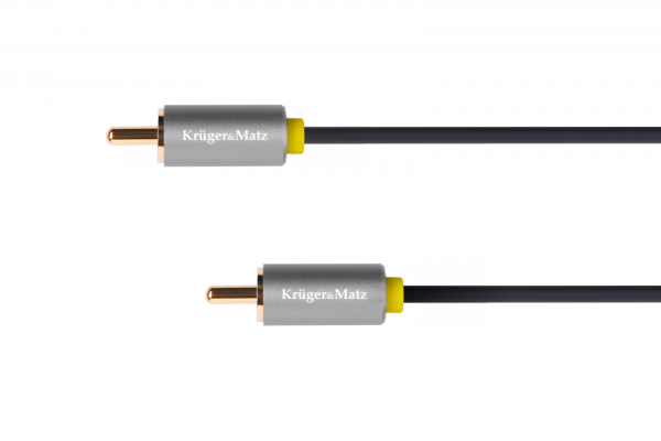 Kabel 1RCA-1RCA 1.8m Kruger&amp;Matz Basic