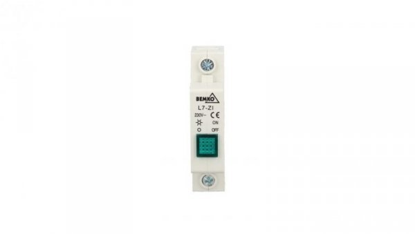 Lampka modułowa L7 zielona 230V A15-L7-ZI