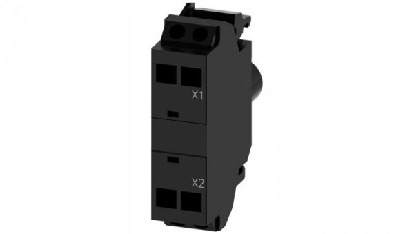 Oprawka blok LED bursztynowy/pomarańczowy 24V AC-DC montaż czołowy przył sprężynowe SIRIUS ACT 3SU1401-1BB00-3AA0