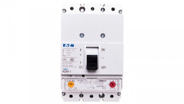 Wyłącznik mocy 125A 3P 36kA NZMC1-A125 271397