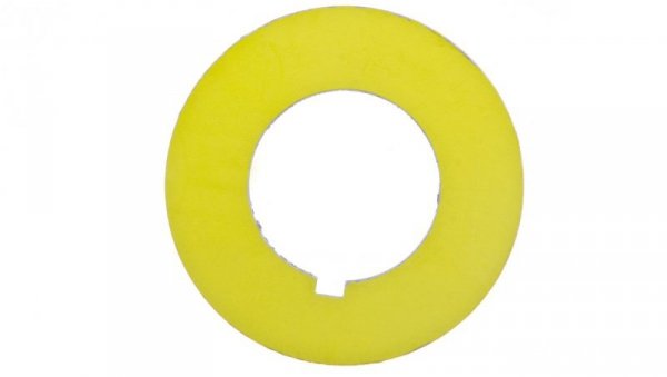 Tabliczka opisowa żółta okrągła fi42 bez nadruku ST22-4509P01