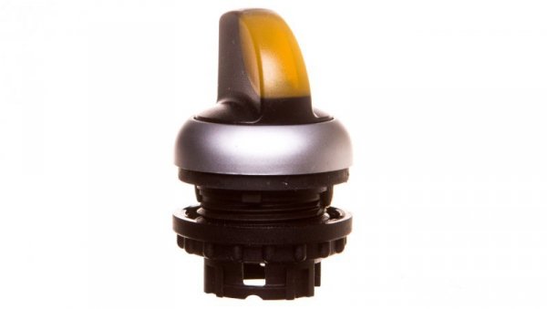 Napęd przełącznika 2 położeniowy żółty z podświetleniem bez samopowrotu M22-WLKV-Y 284396