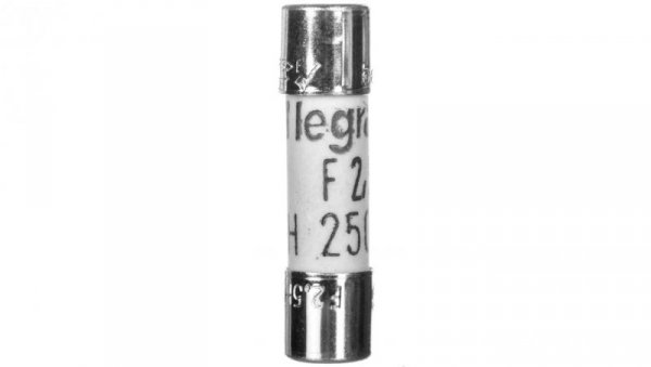 Wkładka bezpiecznikowa cylindryczna 5x20mm 2,5A F 250V 010225